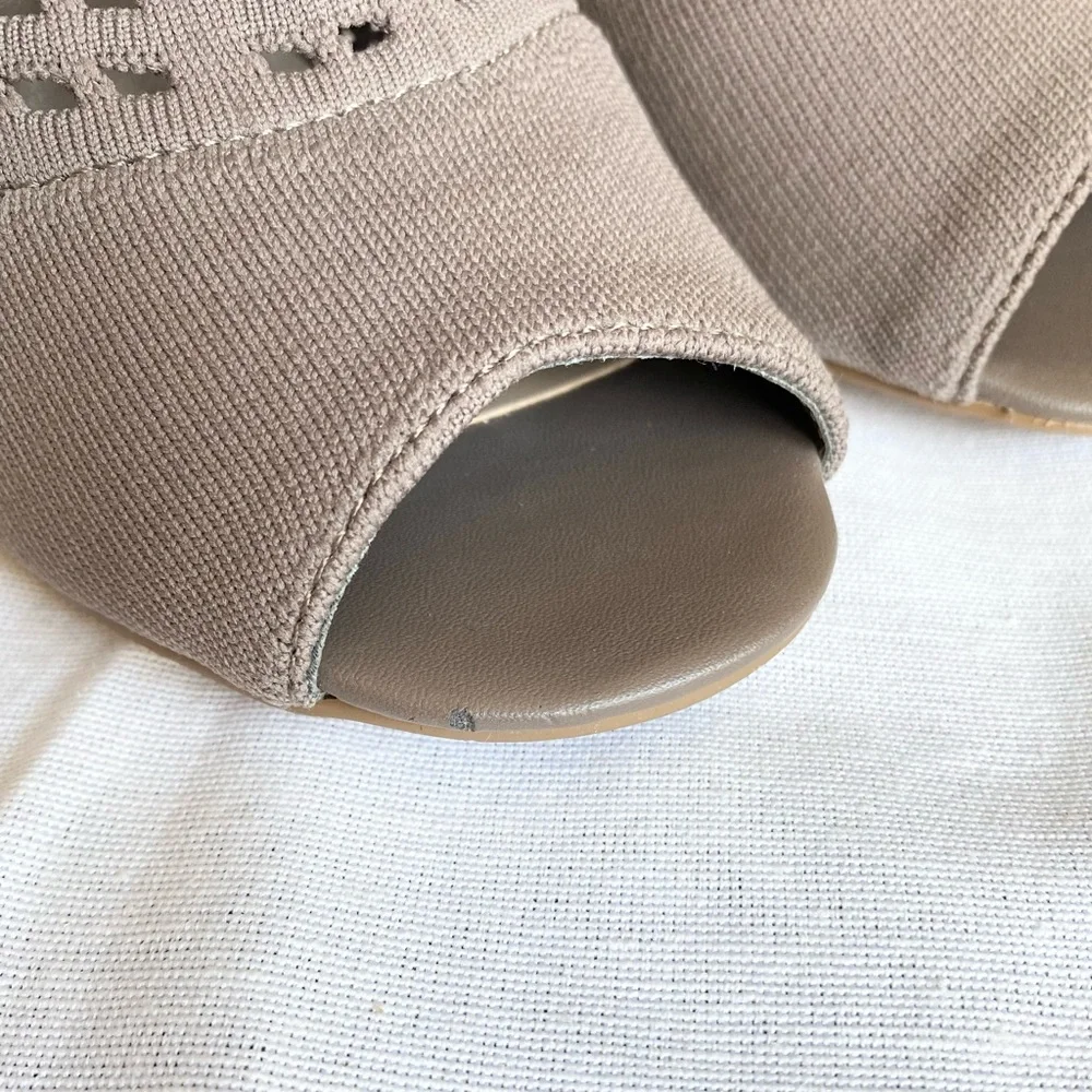 Charles by Charles David Stretch Peep-Toe Bootie in Taupe - Picture 8 of 9